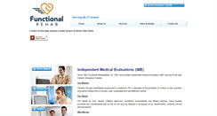 Desktop Screenshot of functionalrehab.ca